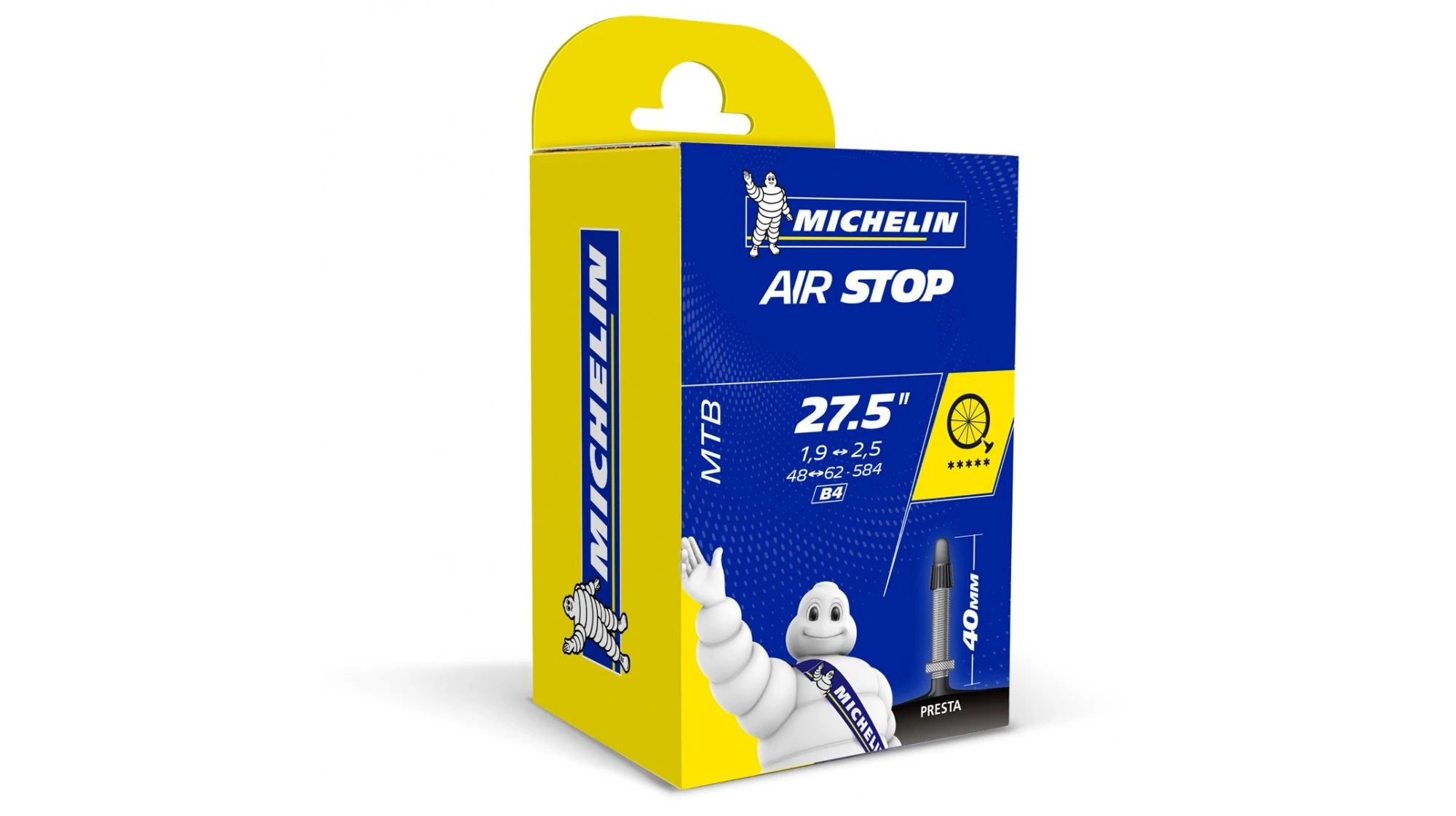 CHAMBRE A AIR 27.5 1.90/2.60 MICHELIN PRESTA 40MM 1 CHAMBRE A AIR 27.5 1.90/2.60 MICHELIN PRESTA 40MM