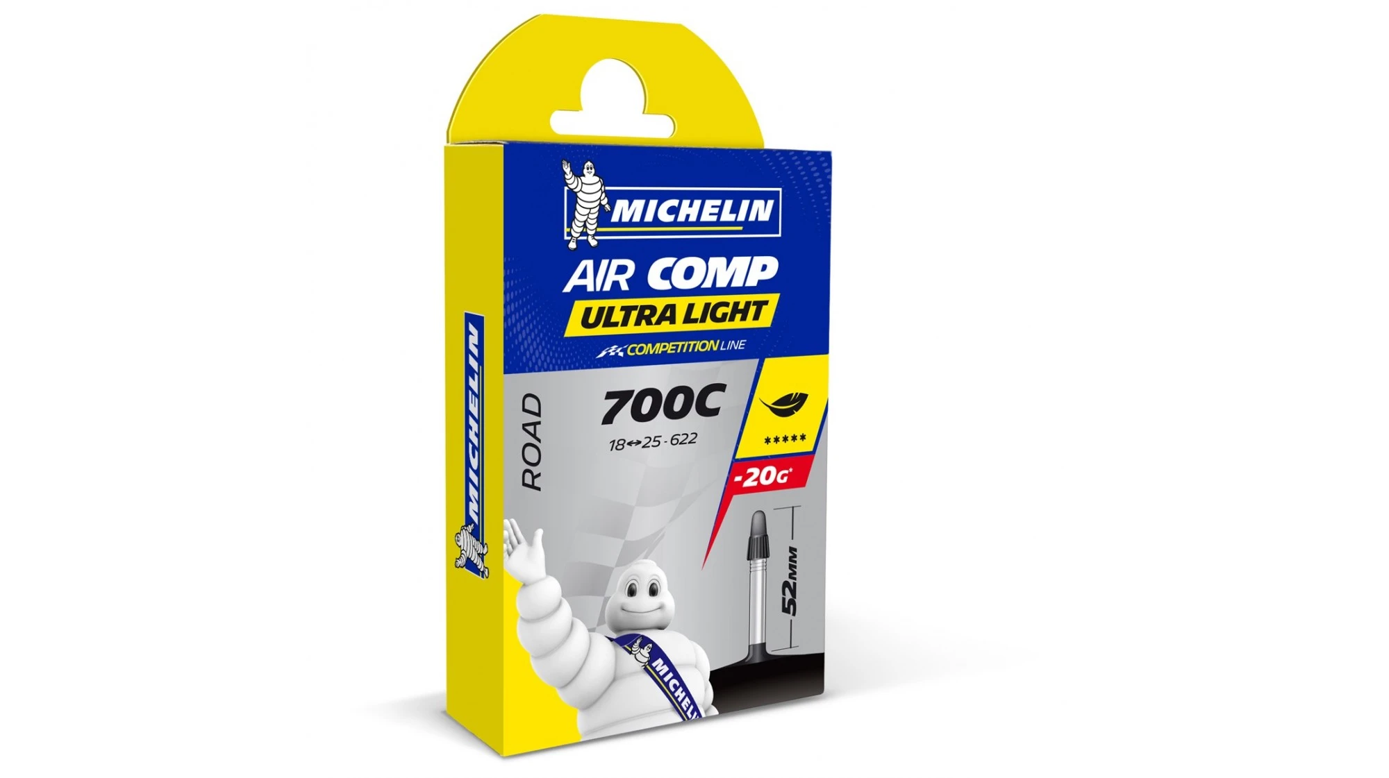 CHAMBRE A AIR 700 X 18/23 MICHELIN LIGHT 1 CHAMBRE A AIR 700 X 18/23 MICHELIN LIGHT