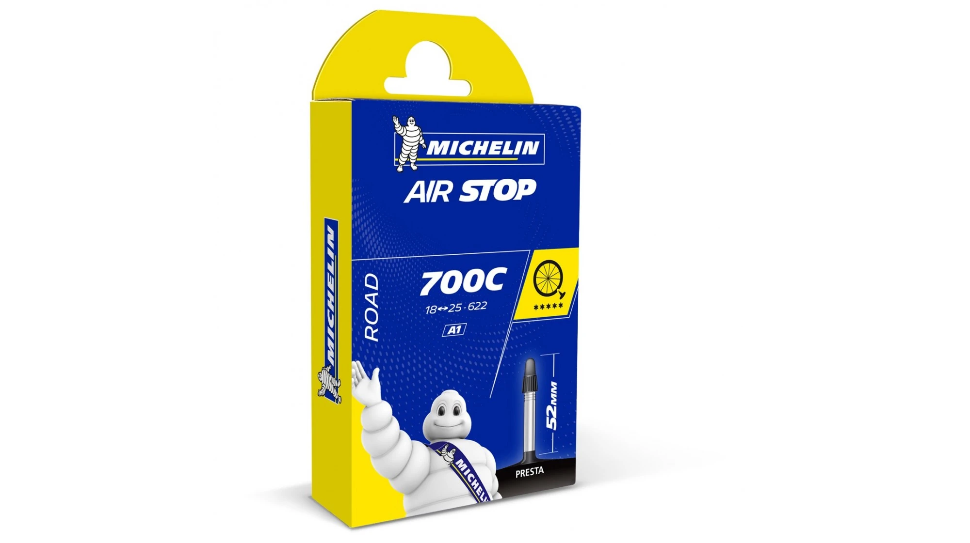 CHAMBRE A AIR 700 X 18/25 MICHELIN PRESTA 52MM 1 CHAMBRE A AIR 700 X 18/25 MICHELIN PRESTA 52MM