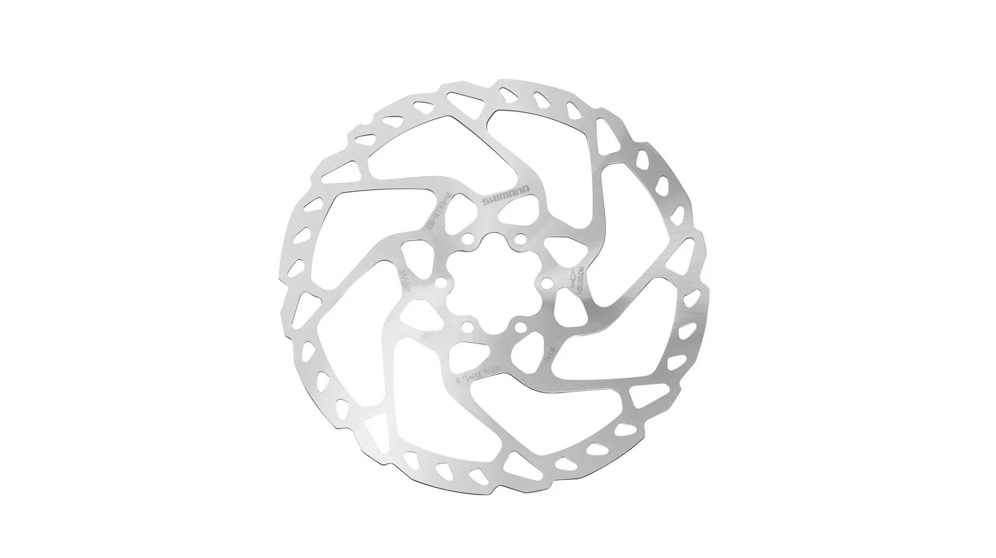 DISQUE SHIMANO 160MM SLX 6 TROUS 1 DISQUE SHIMANO 160MM SLX 6 TROUS