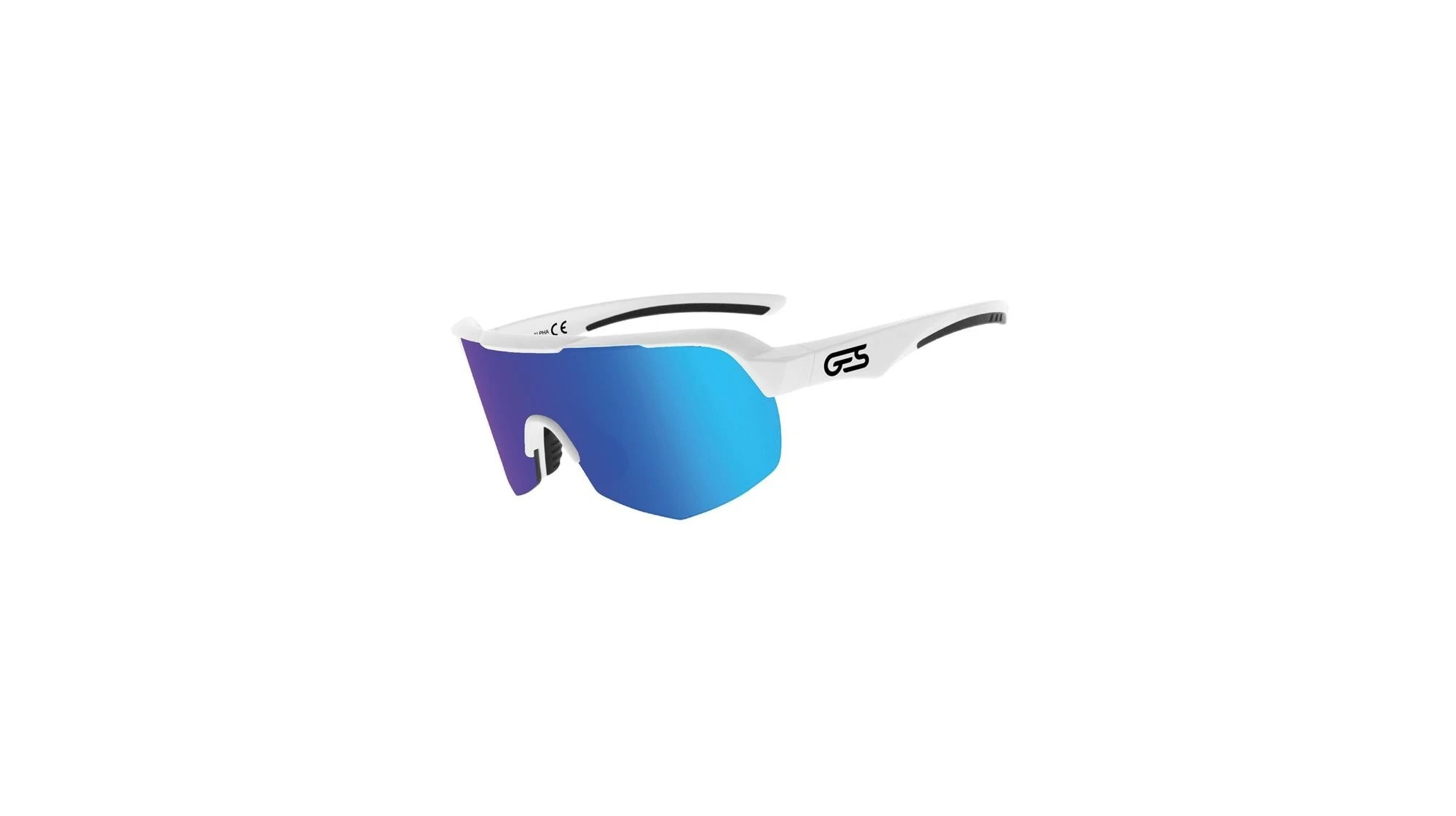 LUNETTES GES ALPHA VERRE BLEU/MONTURE BLANCHE 1 LUNETTES GES ALPHA VERRE BLEU/MONTURE BLANCHE