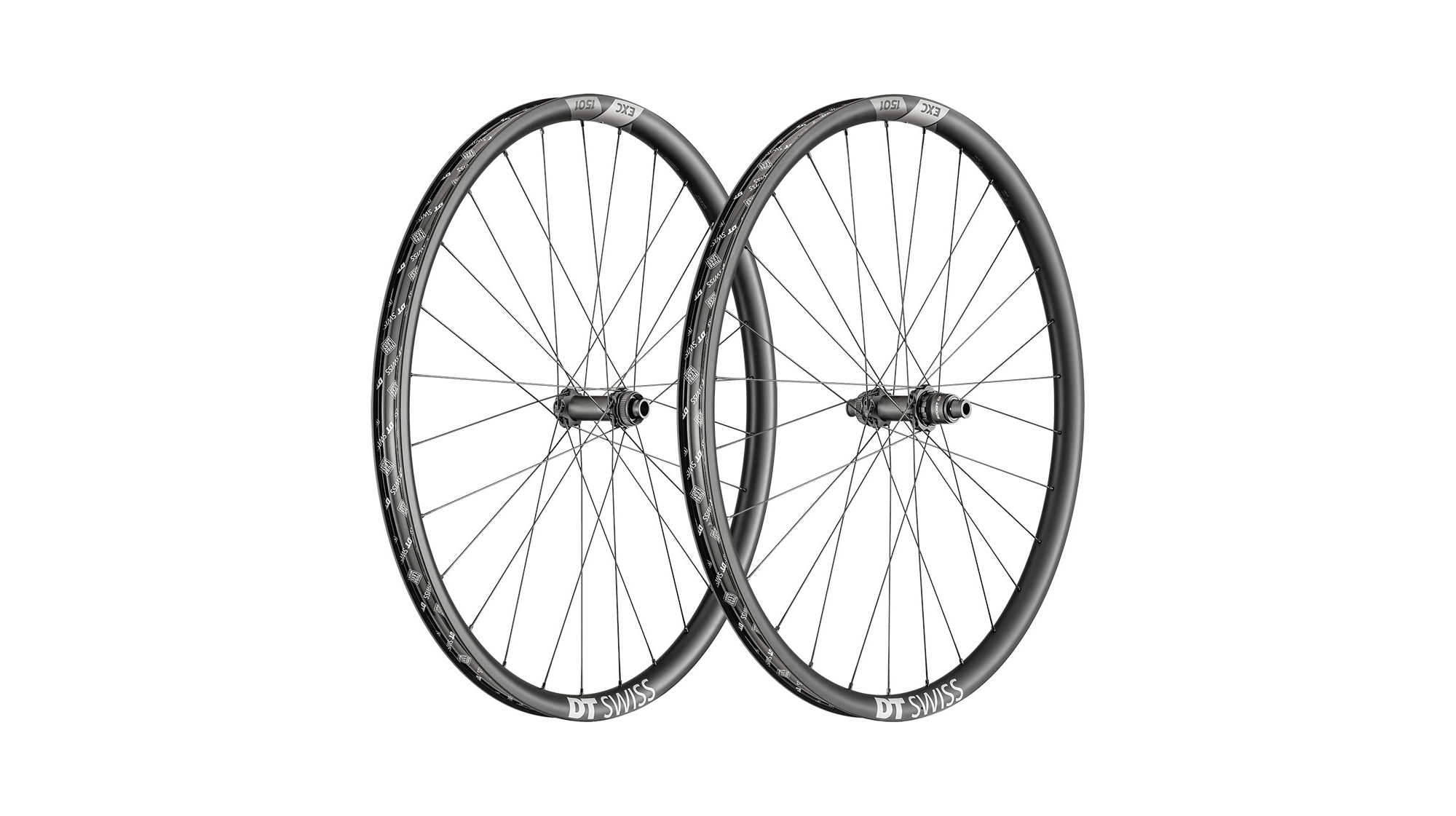 PAIRE DE ROUES DT SWISS EXC 1501 DCL 1 PAIRE DE ROUES DT SWISS EXC 1501 DCL