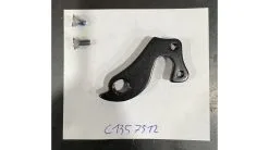 PATTE DE DERAILLEUR 2T AR ALU NOIR