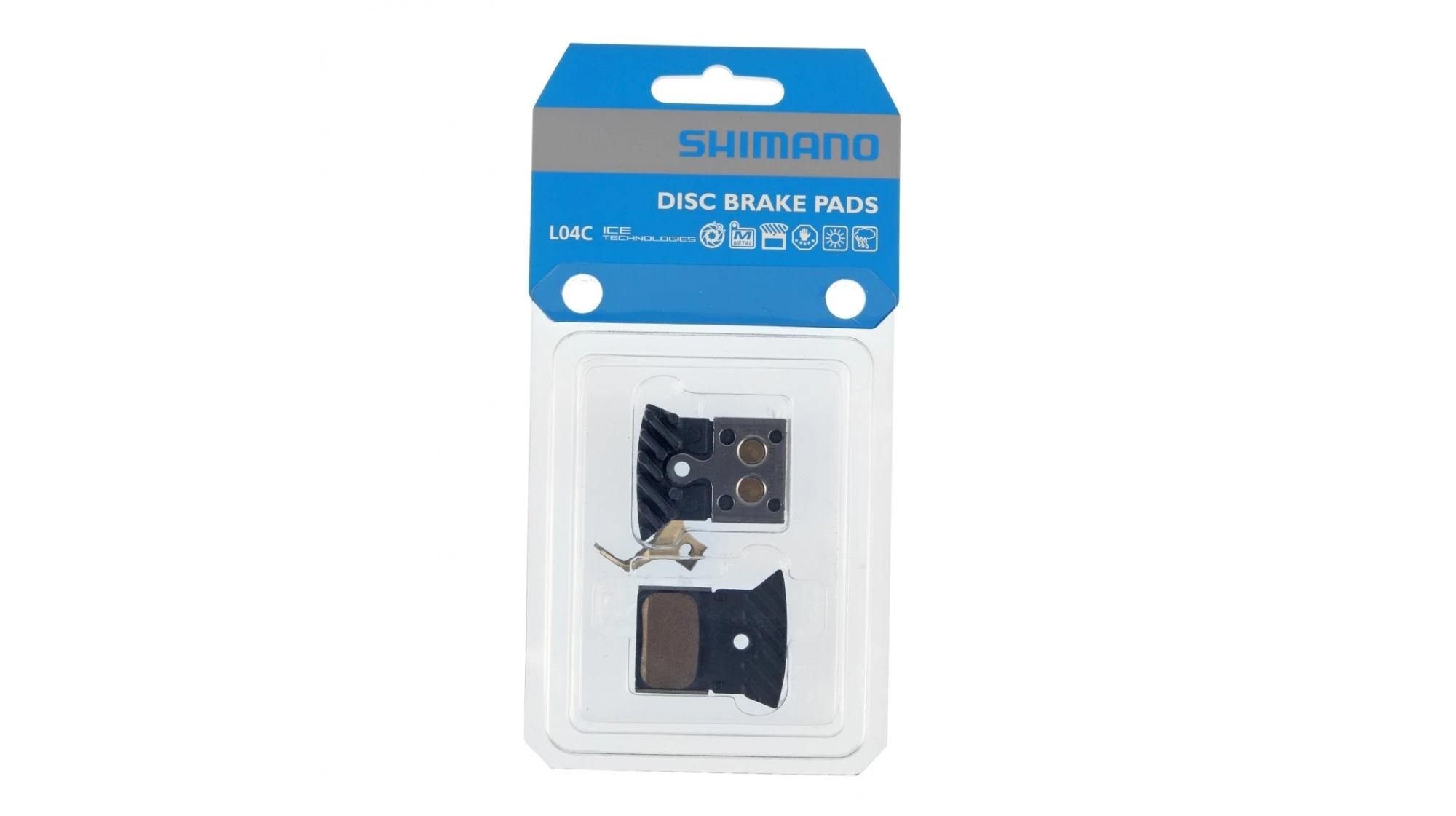 PLAQUETTES SHIMANO L04C METAL 1 PLAQUETTES SHIMANO L04C METAL