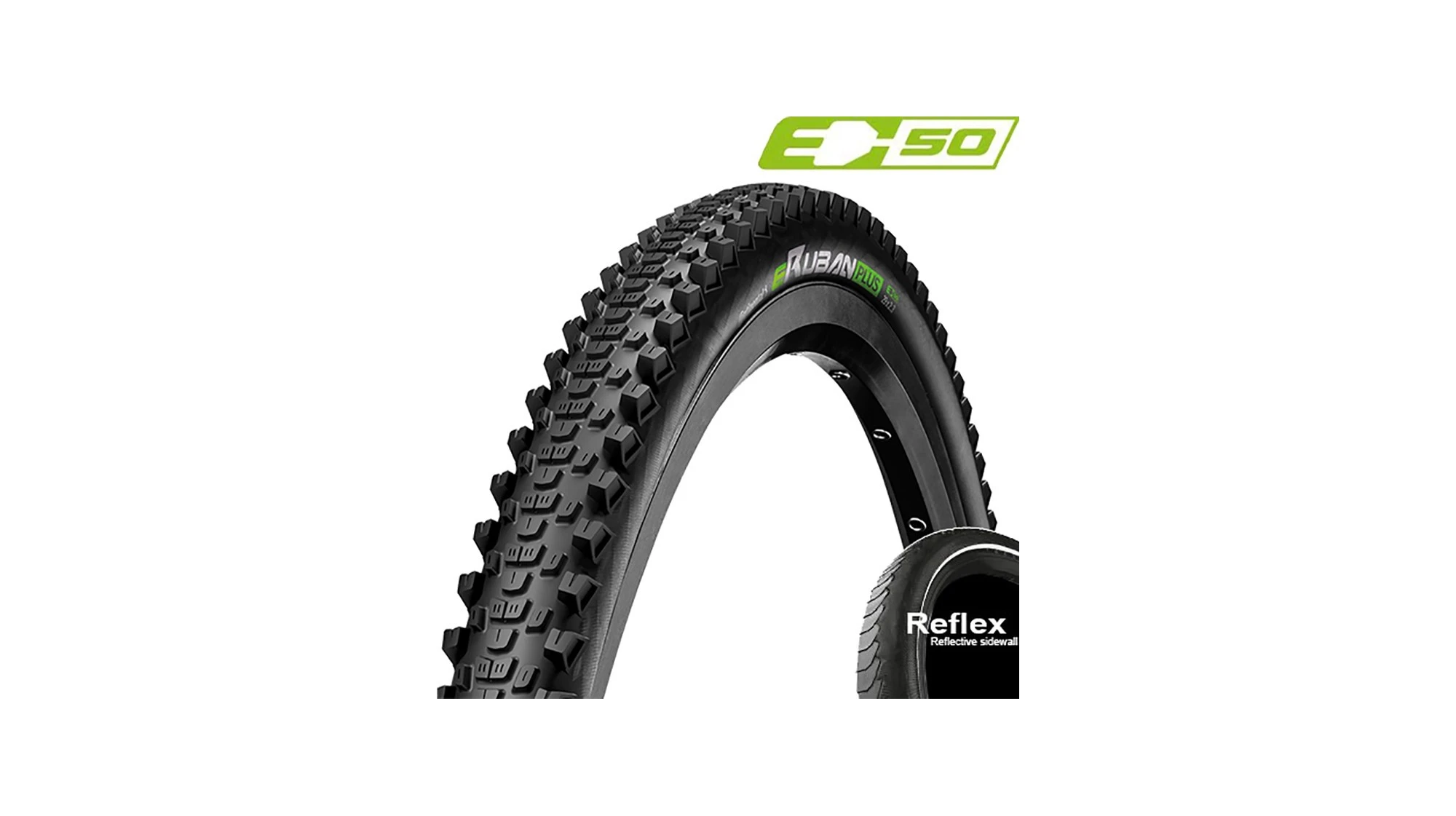 PNEU 26X2.30 CONTINENTAL E RUBAN PLUS FLANC REFLI 1 PNEU 26X2.30 CONTINENTAL E RUBAN PLUS FLANC REFLI